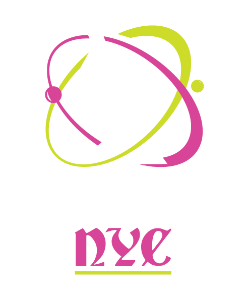 Logo with stylized white figure and text 'Russian Black DYE' on pink background.