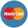 MasterCard logo with overlapping red and orange circles.